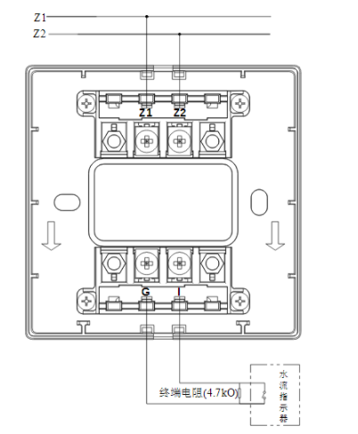 内蒙古内蒙古海湾消防GST-LD-8300B输入模块常开无源触点接线图