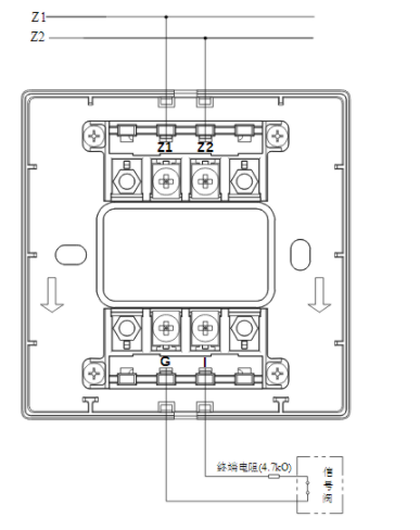 内蒙古海湾GST-LD-8300B输入模块常闭无源触点接线图