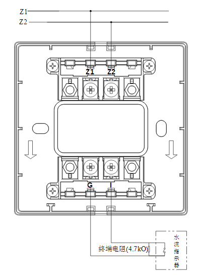 内蒙古内蒙古海湾消防GST-LD-8300B输入模块常开无源触点接线图